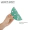 Legit Grit 6 inch Sand paper Disc, 15-Hole, 320 Grit, 100PK LG6-15320-100 - alternate 2